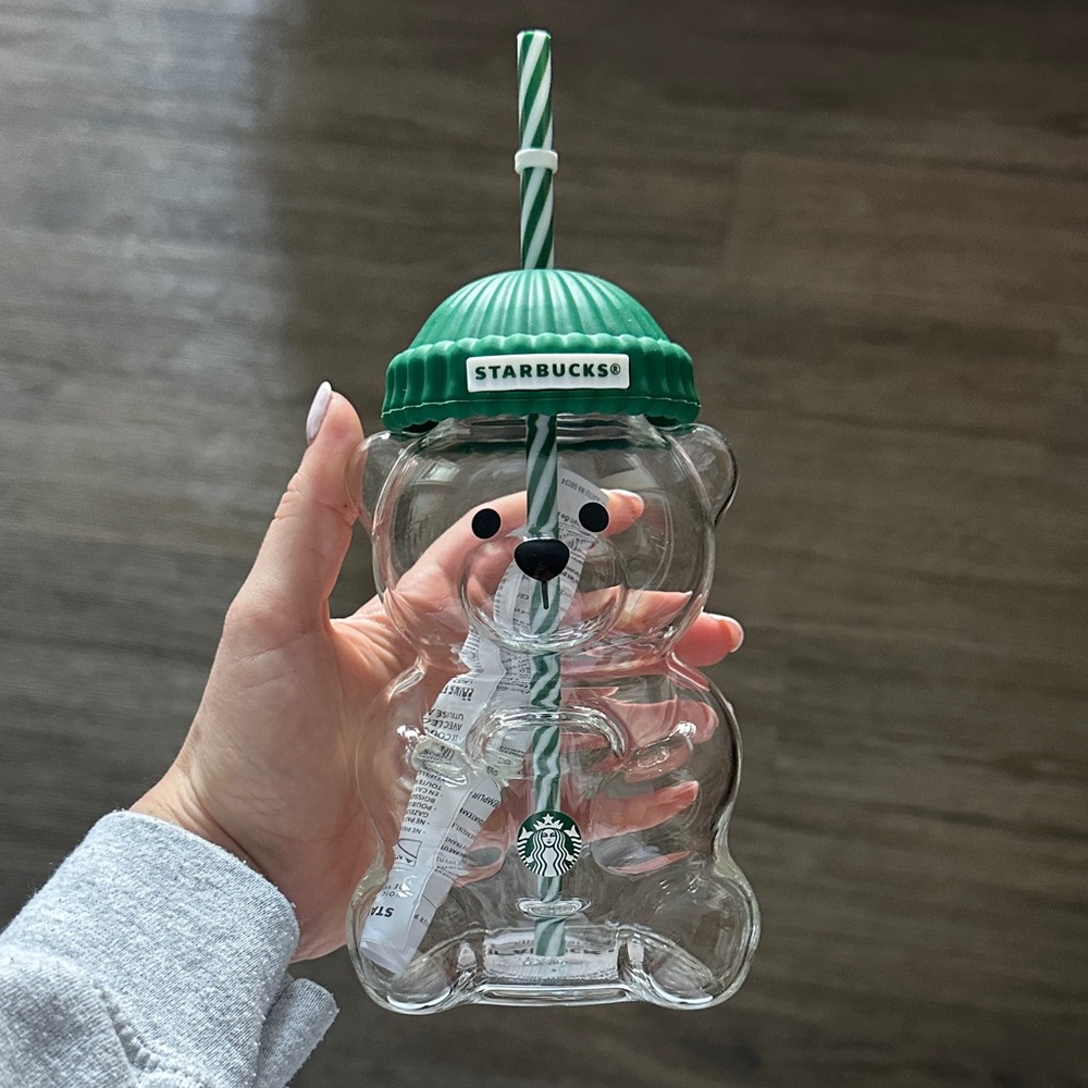 Starbucks Glass Bear Cup